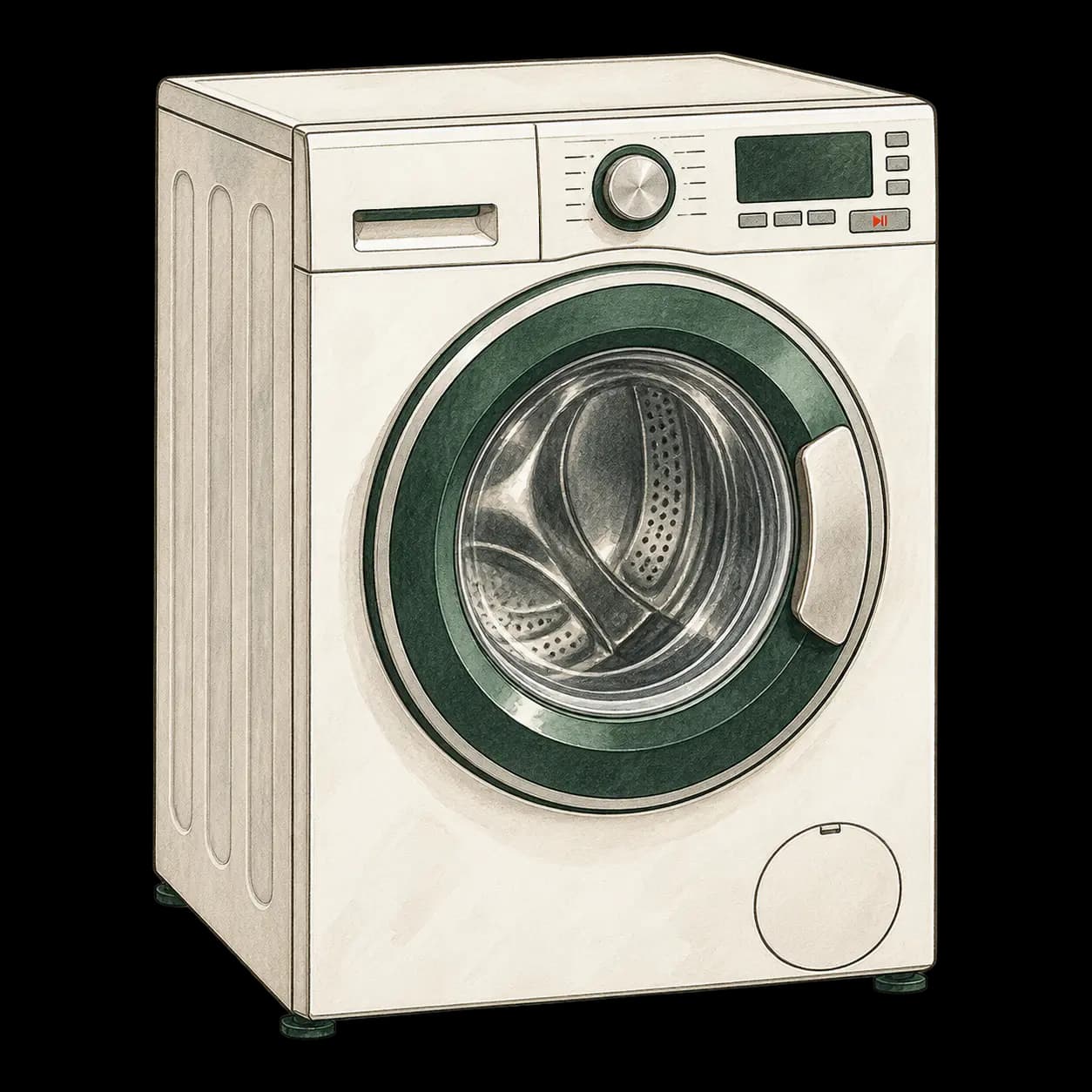 Generic washing machine illustration — product photo not yet available
